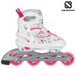 Nijdam Inline Skates Ρυθμιζόμενα "White Wedge"