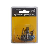 Αγκίστρια - Fishhook - No.1 - 6pcs - 30247