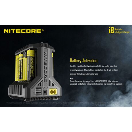 Φορτιστής Μπαταριών Nitecore i8