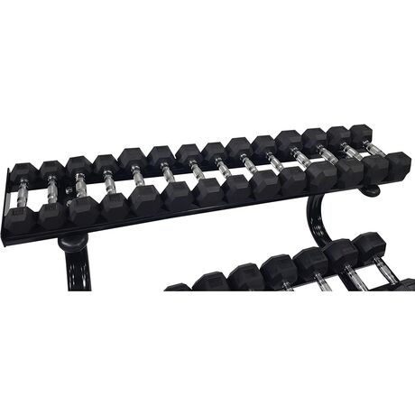 Tunturi Dumbbell Rack Βάση Εξάγωνων Αλτήρων δύο επιπέδων