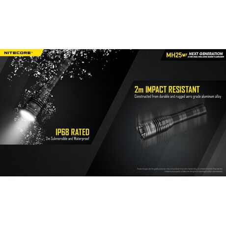 ΦΑΚΟΣ LED NITECORE MULTI TASK HYBRID MH25V2, 1300lumens